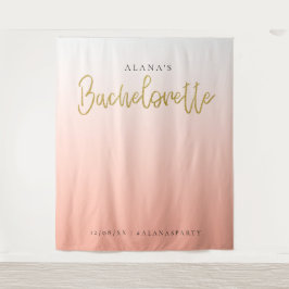 ゴールドグリッター ブライズメイドパーティー フォトブース タペストリー