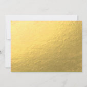 ゴールドグリッター ブライダルシャワー 将来のミセス 招待状 (裏面)