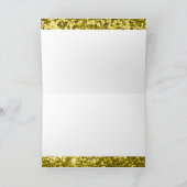 ゴールドグリッター マゼル・トヴ おめでとう カード (内部)