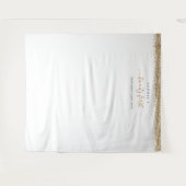 ゴールドグリッター 21歳の誕生日写真用背景タペストリー タペストリー (正面(横))