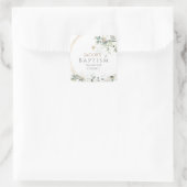 ゴールドグリーナリーユーカリプタススクエアステッカー スクエアシール (バッグ)