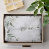 ゴールドグリーンのエレガントな枝 薄葉紙 (ギフト)