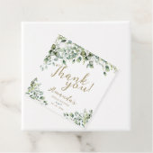 ゴールドグリーンの結婚式前お礼会 感謝 フェイバータグ (インサイチュ)