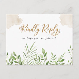 ゴールドグリー ネイチャー ソングリクエスト RSVP ポストカード