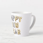 ゴールドグレー 謹賀新年 カフェラテマグ (右アングル)