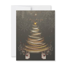 ゴールドグロウ クリスマス ホリデー クリスマス カード
