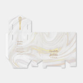 ゴールドケータラー ベーカリー パティスリー マーブル スワール ギフト フェイバーボックス (折り畳みなし)