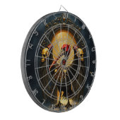 ゴールドゲートの前兆 夜のペリカン ダーツボード (正面左)