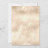 ゴールドゲームナイトパーティーのマーチキュー看板 招待状 (裏面)