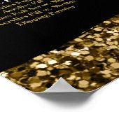 ゴールドコンフェッティ ビューティーネイルサロン 料金表 メニュー ポスター (角)