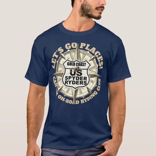 ゴールドコースト支部 - Let's Go Places! Tシャツ (正面)