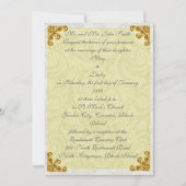 ゴールドコーナー華やか招待状 招待状 (正面)