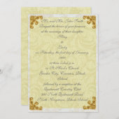 ゴールドコーナー華麗招待状 招待状 (正面/裏面)