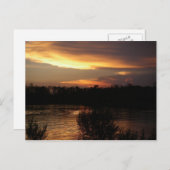 ゴールドサンセットポストカード ポストカード (正面/裏面)