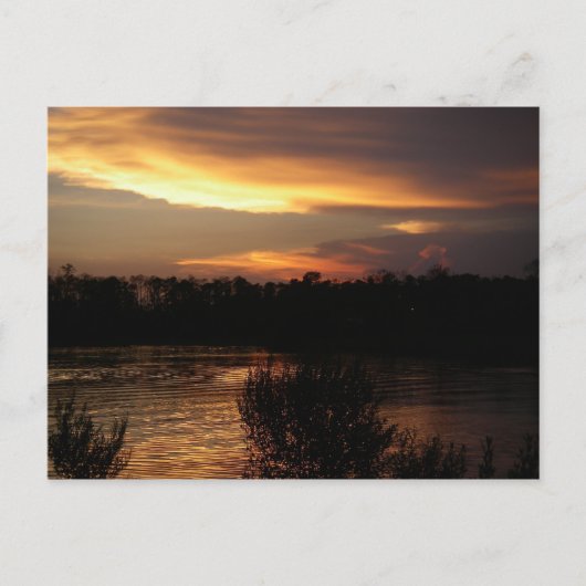 ゴールドサンセットポストカード ポストカード (正面)