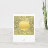 ゴールドサン背景 カード (裏面)