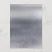 ゴールドシルバーブラス ヴィンテージエンゲージメントカード エンクロージャーカード (裏面)