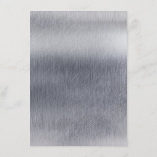 ゴールドシルバーブラス ヴィンテージエンゲージメント カード (裏面)