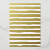 ゴールドシーズン グリーティングの写真用ホリデーカード 箔シーズンカード (裏面)