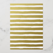 ゴールドシーズン・グリーティング フォイル ホリデー カード (裏面)