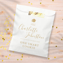 ゴールドスクリプトの卒業パーティーギフト One Smart Cookie