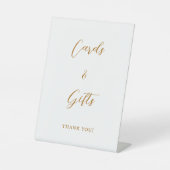 ゴールドスクリプトカード ギフト サイン (正面)