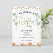 ゴールドスクリプトパーティー 招待状 (スタンド正面)