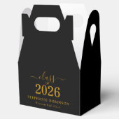 ゴールドスクリプト 2026年卒業 ブラック卒業式  フェイバーボックス (オープン)