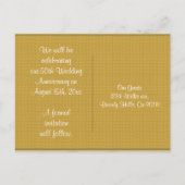 ゴールドスクロール 50周年記念 案内ポストカード (裏面)