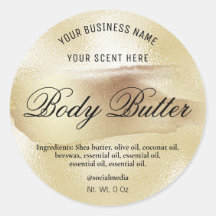 ゴールドスタイルのインクとホイル製品ラベル