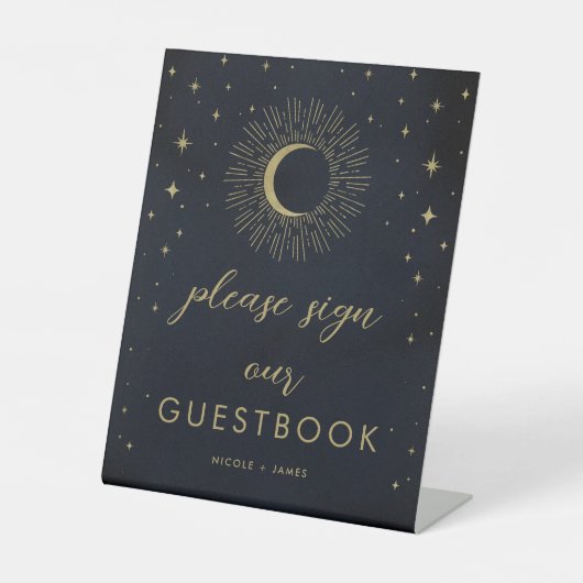 ゴールドスターの夜 空に輝く太陽 Guestbook サイン (正面)