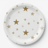 ゴールドスターの紙皿 ペーパープレート (正面)