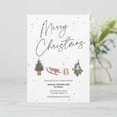 ゴールドスターズのクリスマス招待状 招待状 (スタンド正面)