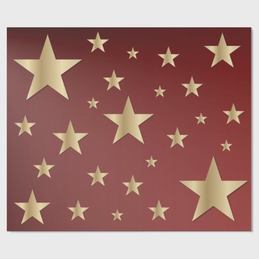ゴールドスターズ包装紙 ラッピングペーパー (フラット)