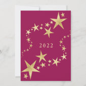 ゴールドスターズ新年の招待状 招待状 (裏面)