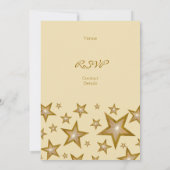 ゴールドスターズ 50周年記念 垂直クリーム 招待状 (裏面)