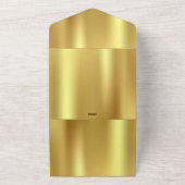 ゴールドスター オールインワン招待状 (外側)