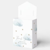 ゴールドスター & ブルー クラウド ブライダル シャワー フェイバーボックス (オープン)