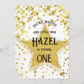 ゴールドスター 招待状 (正面/裏面)