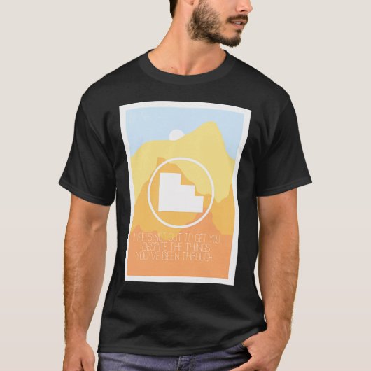 ゴールドステップス(オレンジ) Tシャツ (正面)
