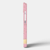ゴールドストライプのコンフェティ メタリックな滴る唇 Case-Mate iPhoneケース (裏面 / 左)
