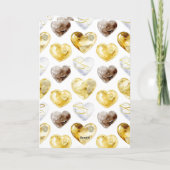 ゴールドストライプハーツラブ カード (裏面)