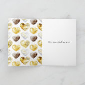 ゴールドストライプハーツラブ カード (内部)