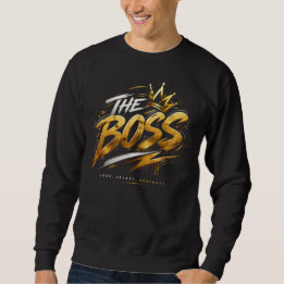 ゴールドストリートウェアの権力の王冠 - The Boss Crown スウェットシャツ