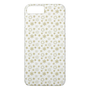 ゴールドスノーフレークデザインフォンケース iPhone 8 PLUS/7 PLUSケース