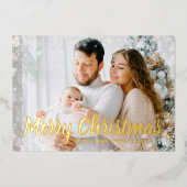 ゴールドスノー 箔シーズンカード (正面)