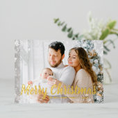 ゴールドスノー 箔シーズンカード (立ち正面)