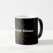 ゴールドスパイダーウェブハロウィン モーフィングマグカップ (正面右)