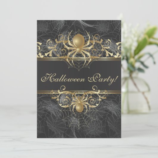 ゴールドスパイダーズハロウィンパーティー - ハロウィンウェディング 招待状 (スタンド正面)