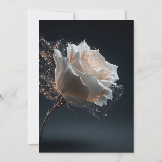 ゴールドスパークル 50歳と素敵なドレス 招待状 (裏面)